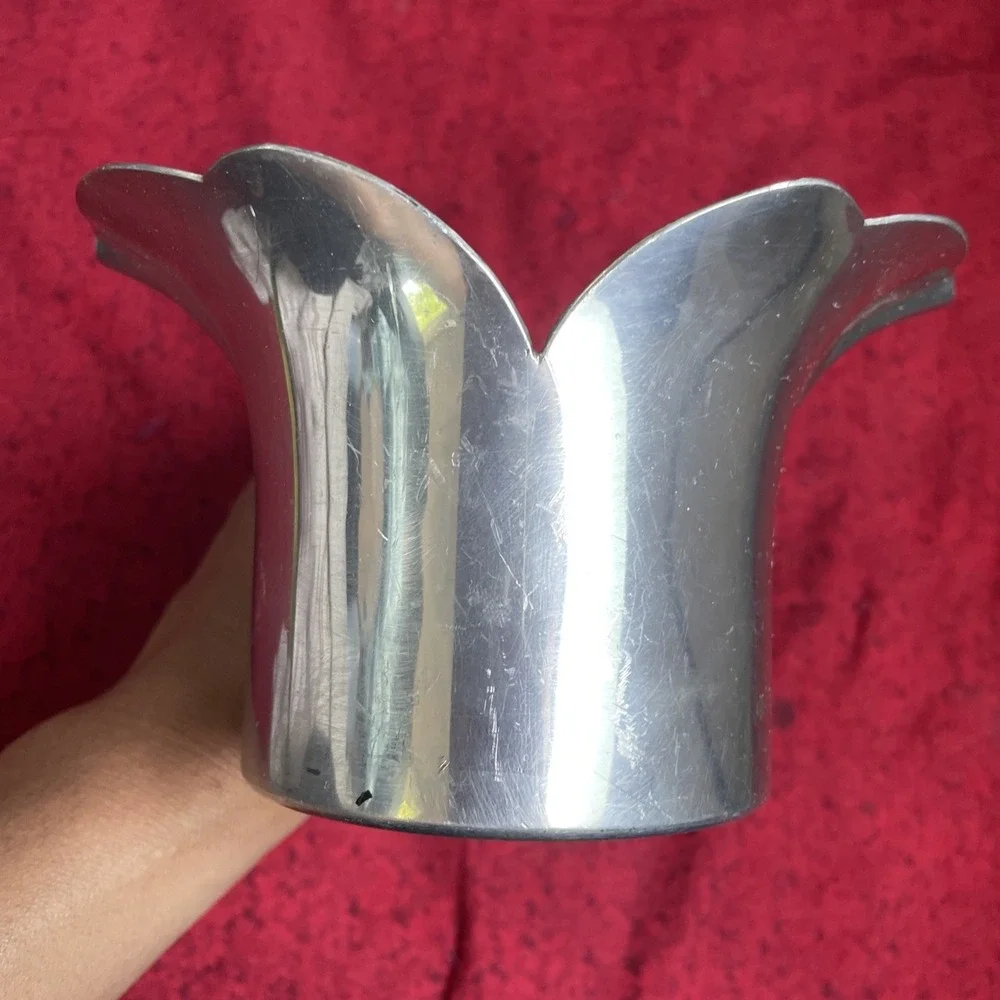Queen Art Lotus Flower Gravy Boat‎ No. 105 Handmade Danish Quality Pewter